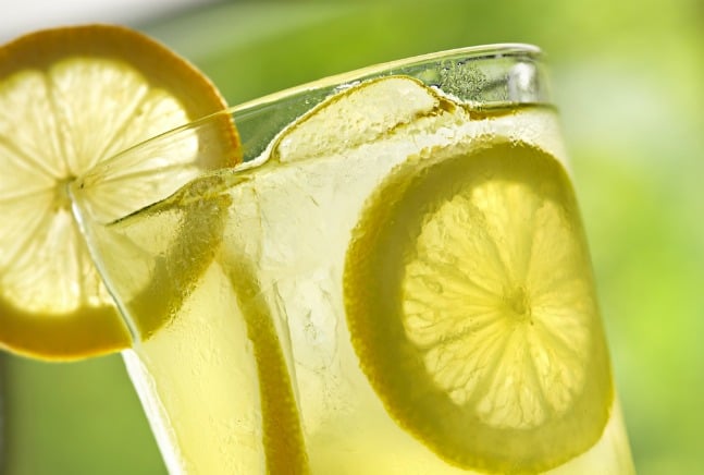 glass lemonade